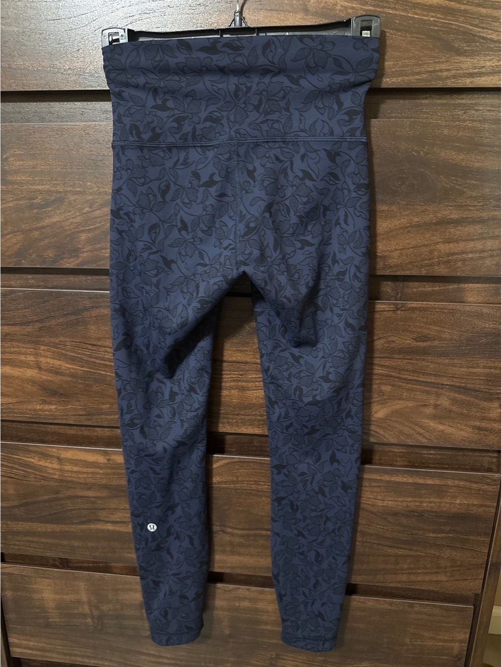 lululemon athletica Navy Floral Print High-Rise Leggings